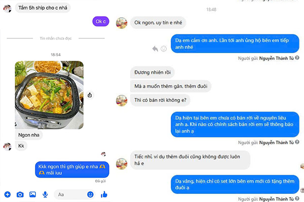 Một số feed back từ khách hàng