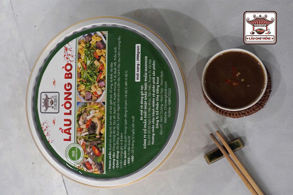 Lẩu lòng bò chợ viềng food