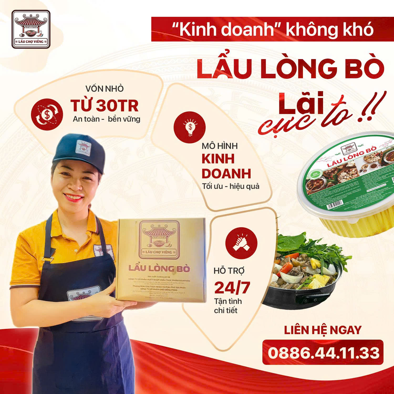 Lẩu Chợ Viềng đặt mục tiêu trở thành hệ thống lẩu mang về hàng đầu Việt Nam