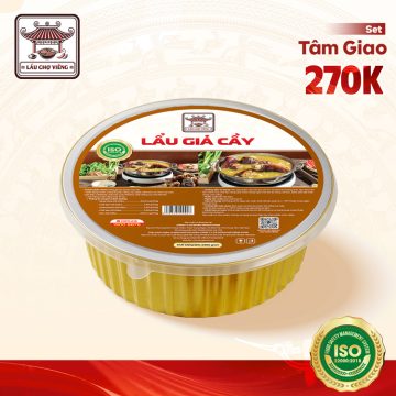 Set Lẩu giả cầy tâm giao (3-4 người ăn)