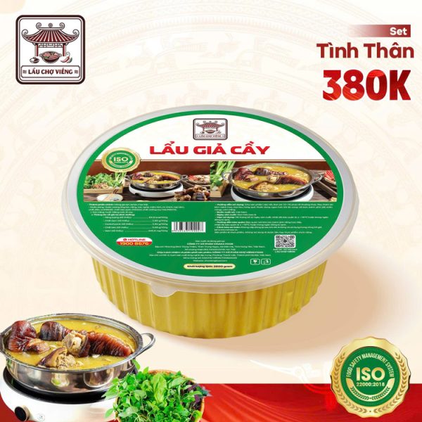 Set lẩu giả cầy tình thân