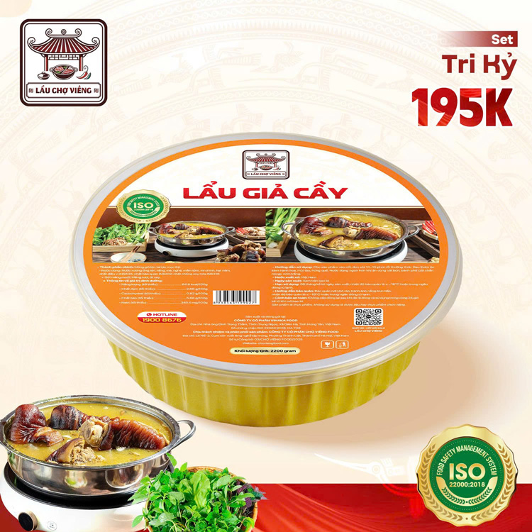 Lẩu giả cầy set tri kỷ