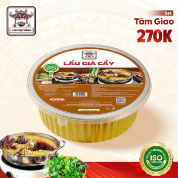 Set lẩu giả cầy tâm giao