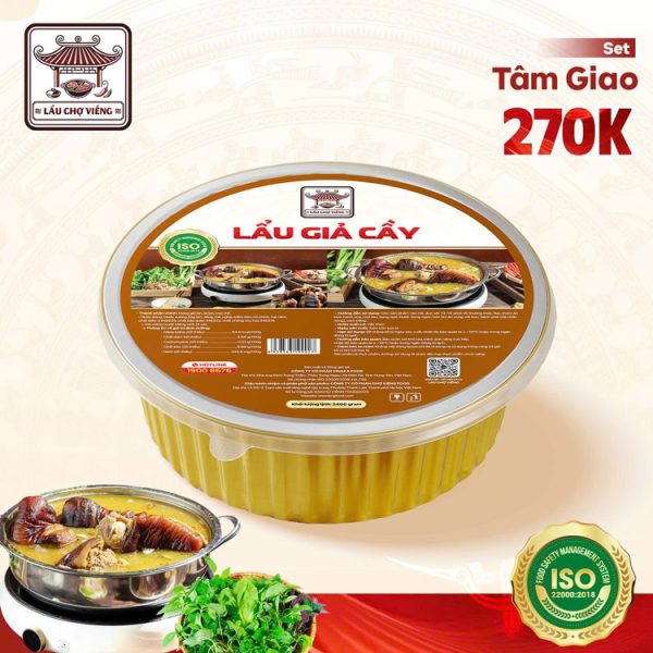 Set lẩu giả cầy tâm giao