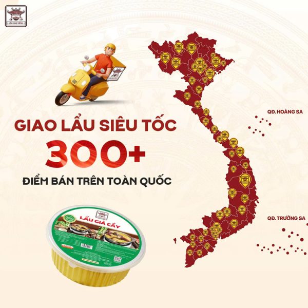 Giao Hàng siêu tốc với hơn 300 điểm bán trên toàn quốc