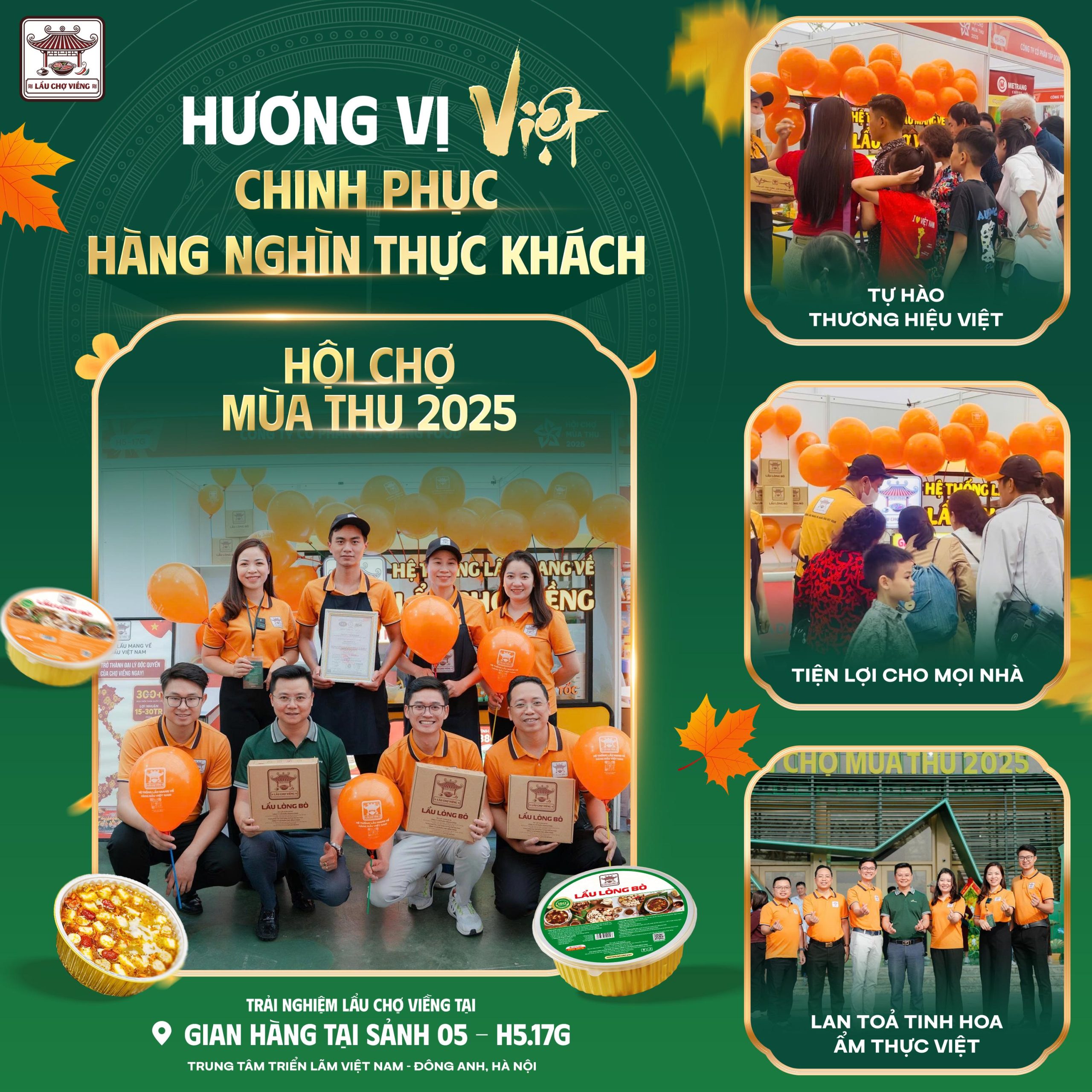 Tự hào hương vị Việt chinh phục hàng nghìn thực khách - Ảnh: CVF