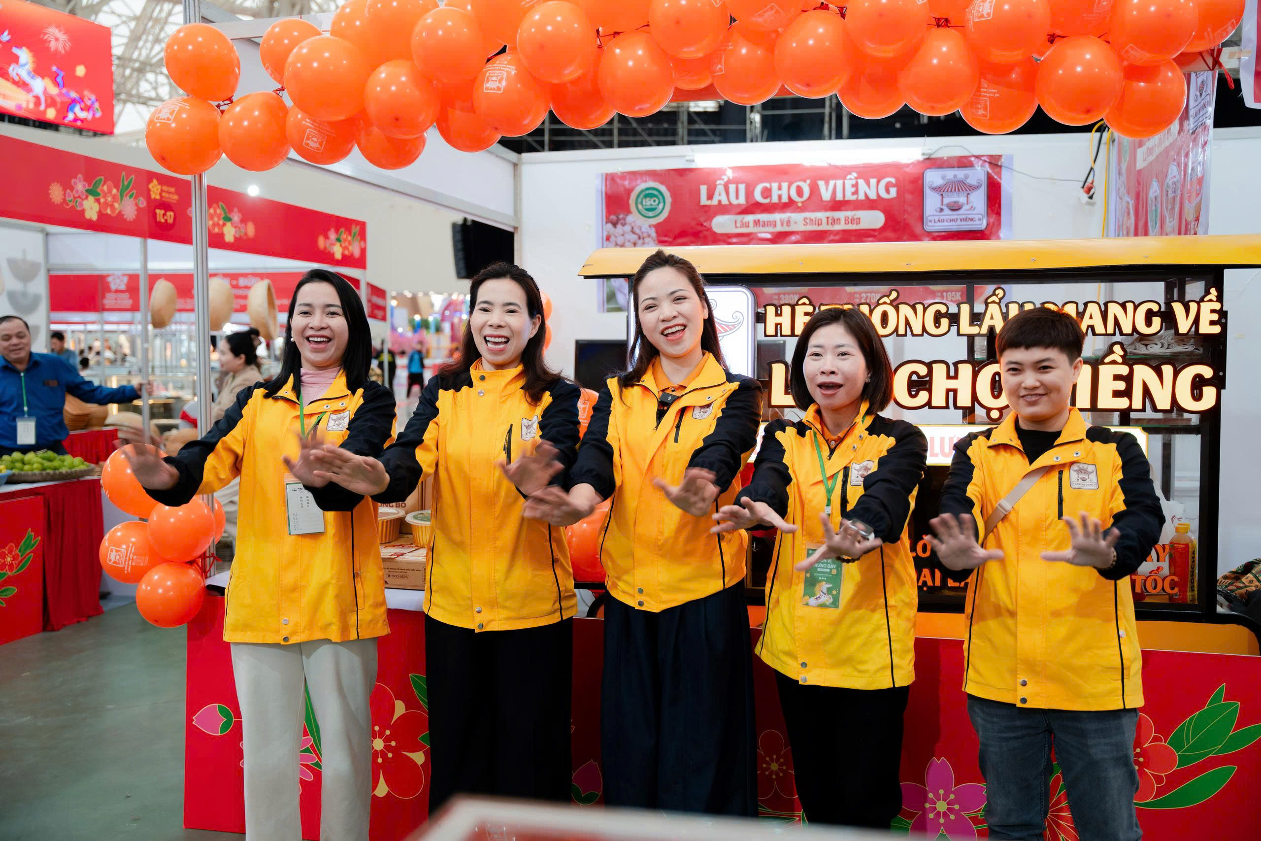 Chợ Viềng Food tham gia vào mô hình Expo – Education – Entertainment của Hội chợ mùa Xuân 2026