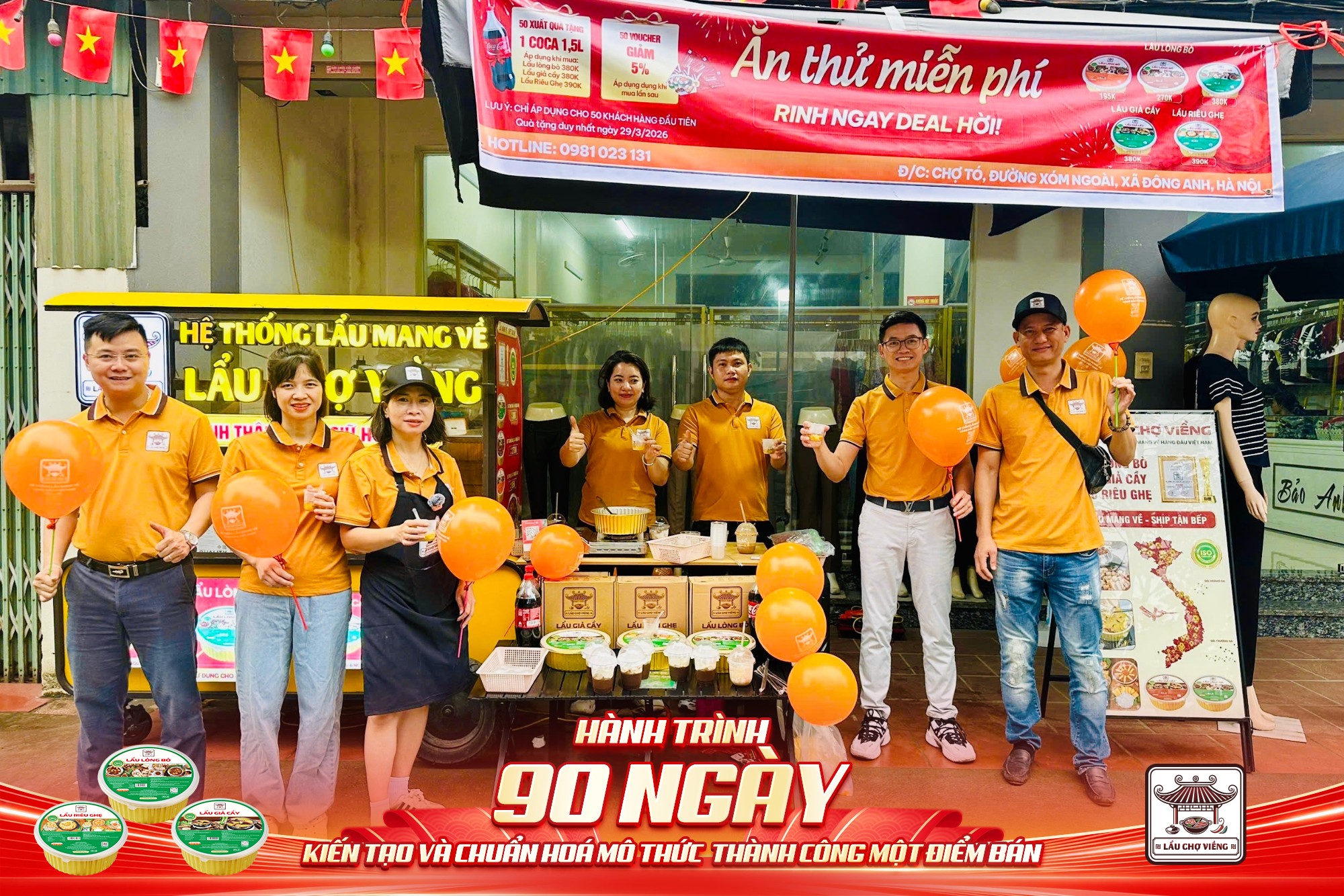 Sự hiện diện và đồng hành trực tiếp của Ban lãnh đạo tại điểm bán đã giúp đội ngũ bám sát từng chi tiết vận hành, kịp thời điều chỉnh và tối ưu ngay trong hoạt động bán hàng