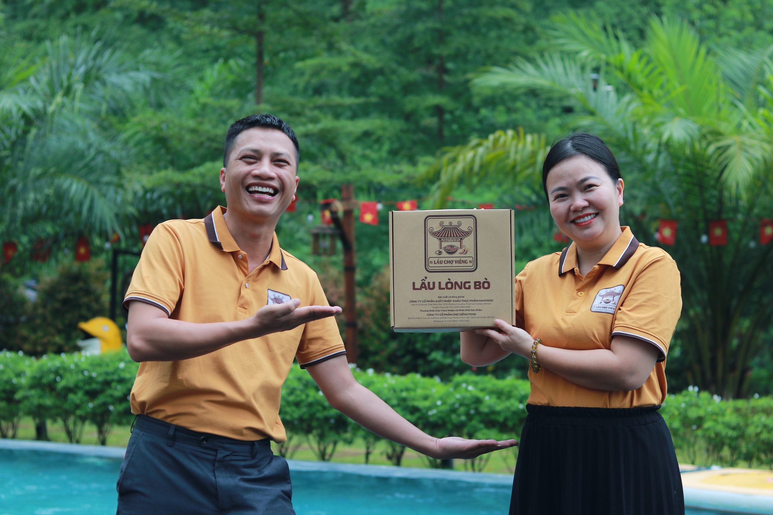 Đi chơi không phải lo chuyện ăn uống vì đã có Lẩu Chợ Viềng