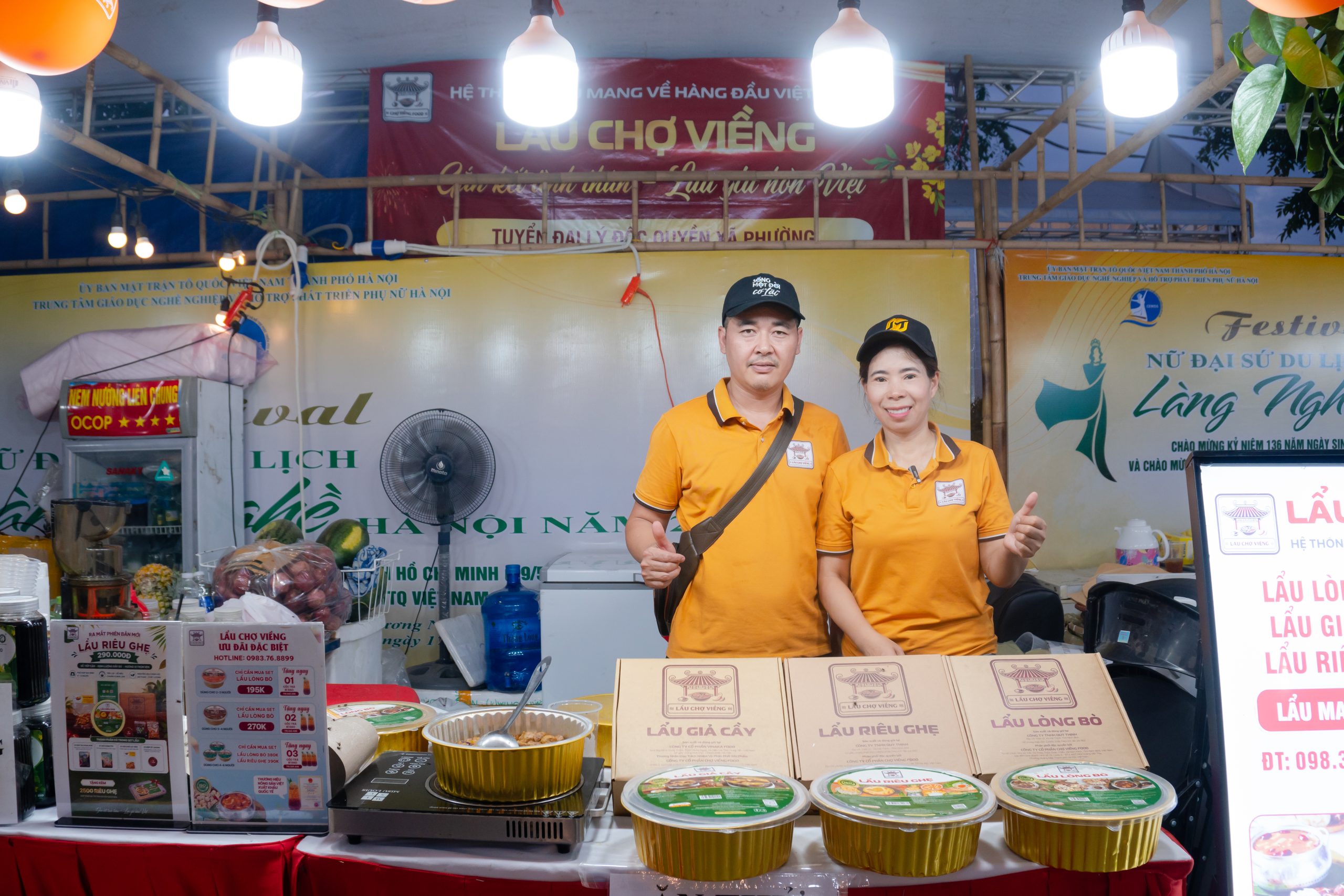 Mô hình kinh doanh Lẩu Chợ Viềng
