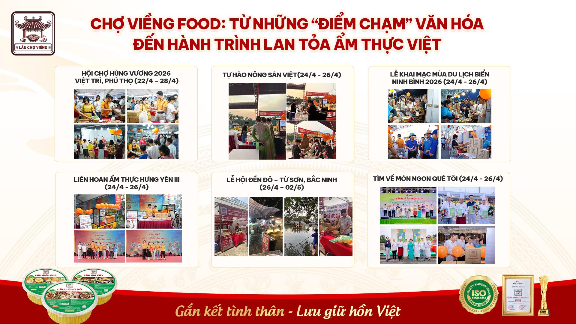 CHỢ VIỀNG FOOD: TỪ NHỮNG “ĐIỂM CHẠM” VĂN HÓA ĐẾN HÀNH TRÌNH LAN TỎA ẨM THỰC VIỆT