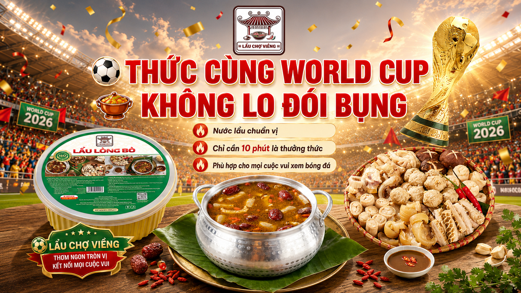 Xem World Cup ăn gì ngon