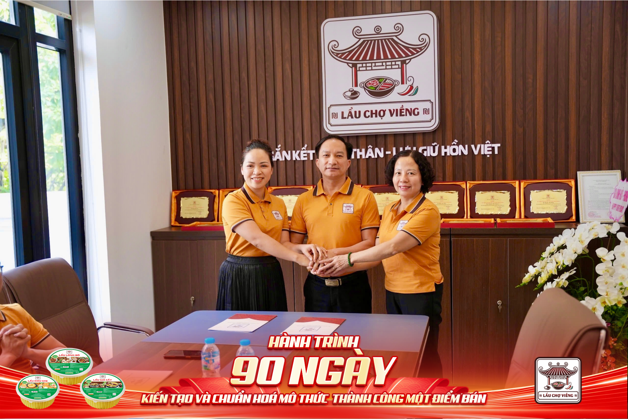 Chung mục tiêu tìm ra mô thức thành công cho một điểm bán Lẩu Chợ Viềng