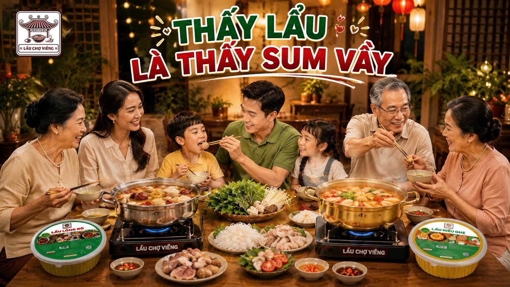 Bữa lẩu là nơi yêu thương được trao đi một cách giản dị nhất