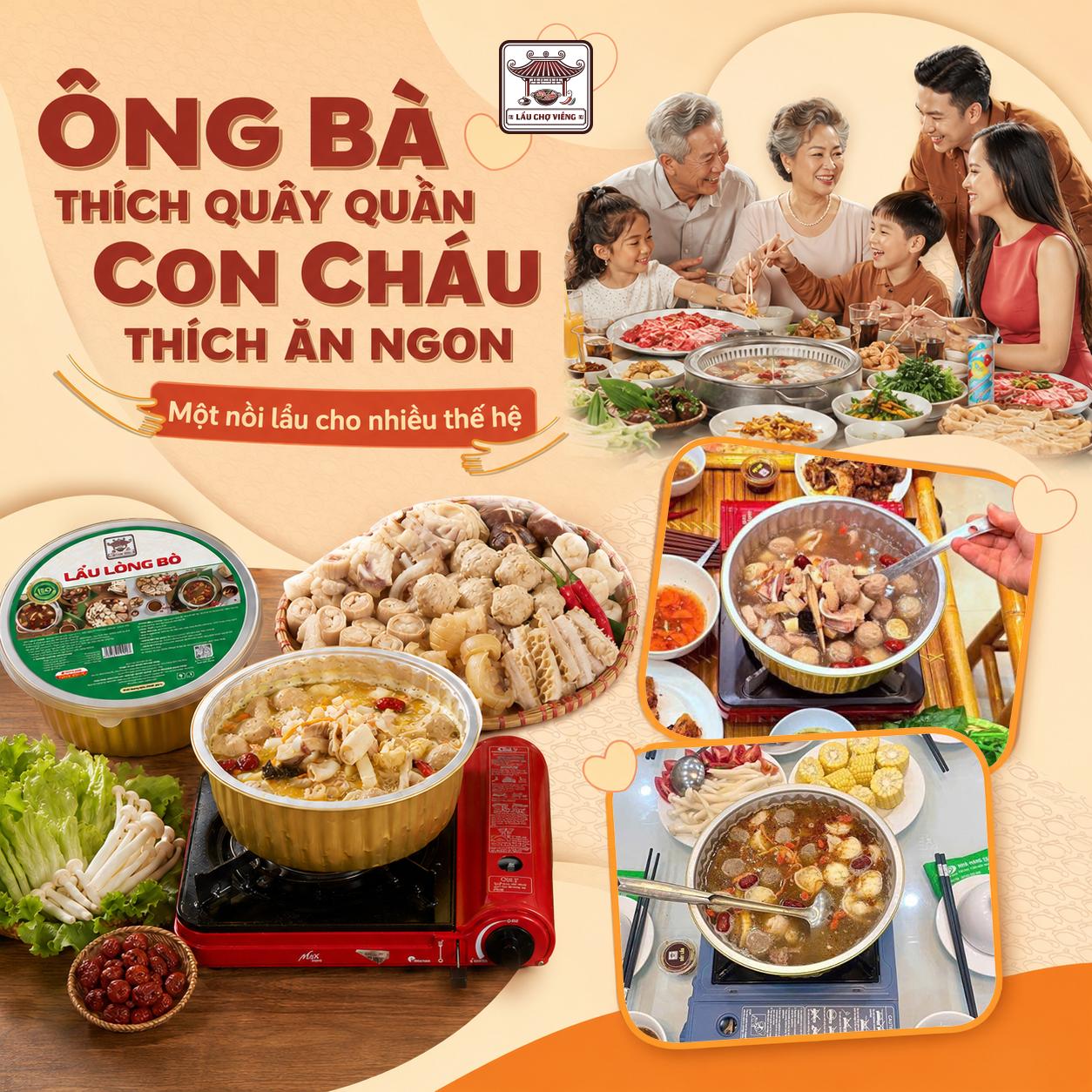 Lẩu Chợ Viềng - một nồi lẩu cho nhiều thế hệ