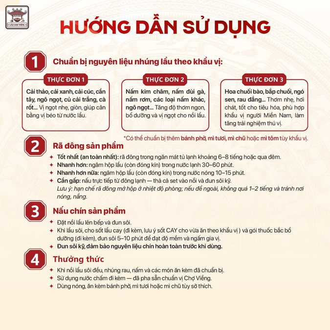 Lẩu Chợ Viềng Set yihf thân
