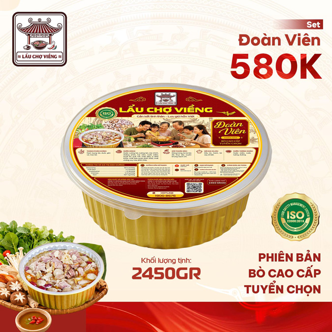 Đạt chuẩn an toàn thực phẩm ISO 22000:2018 - Lựa chọn hoàn hảo cho bữa ăn sum vầy
