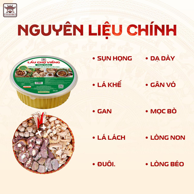 Lẩu Chợ Viềng Set yihf thân