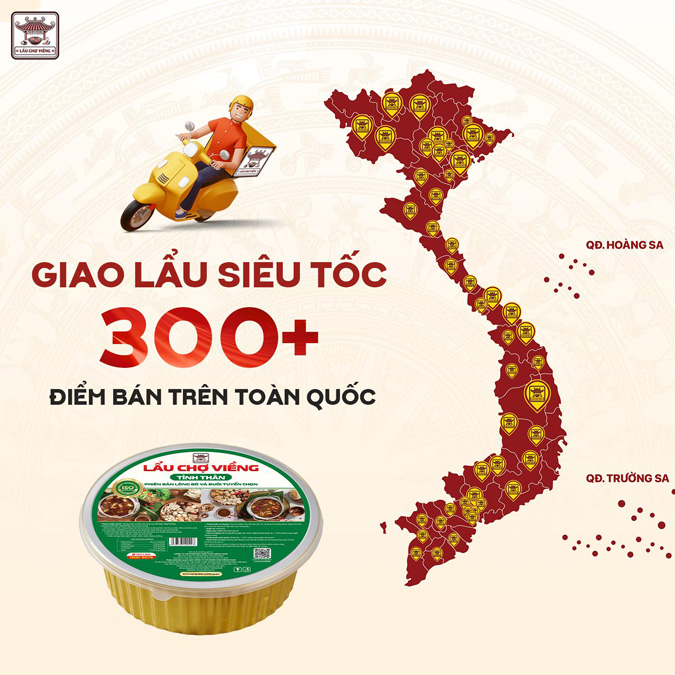 Lẩu Chợ Viềng Set yihf thân