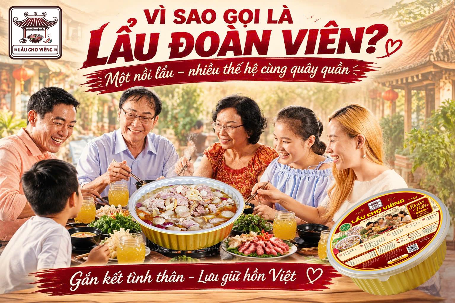 Không chỉ là một món ăn, nồi lẩu trung tâm chính là "sợi dây" kết nối mọi thế hệ trong gia đình sau những ngày bận rộn