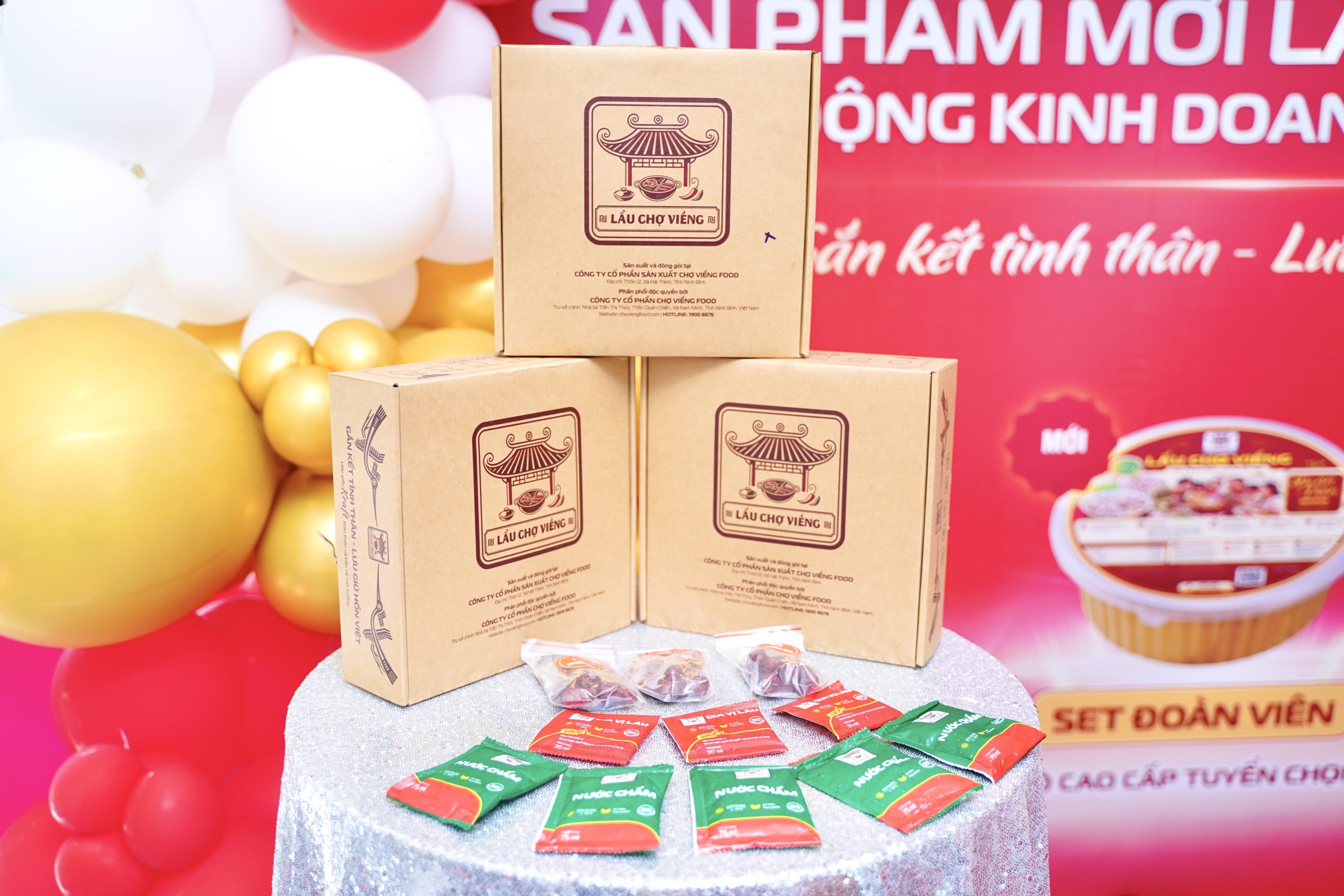Giao diện mới sau nâng cấp của bộ sản phẩm Lẩu Chợ Viềng