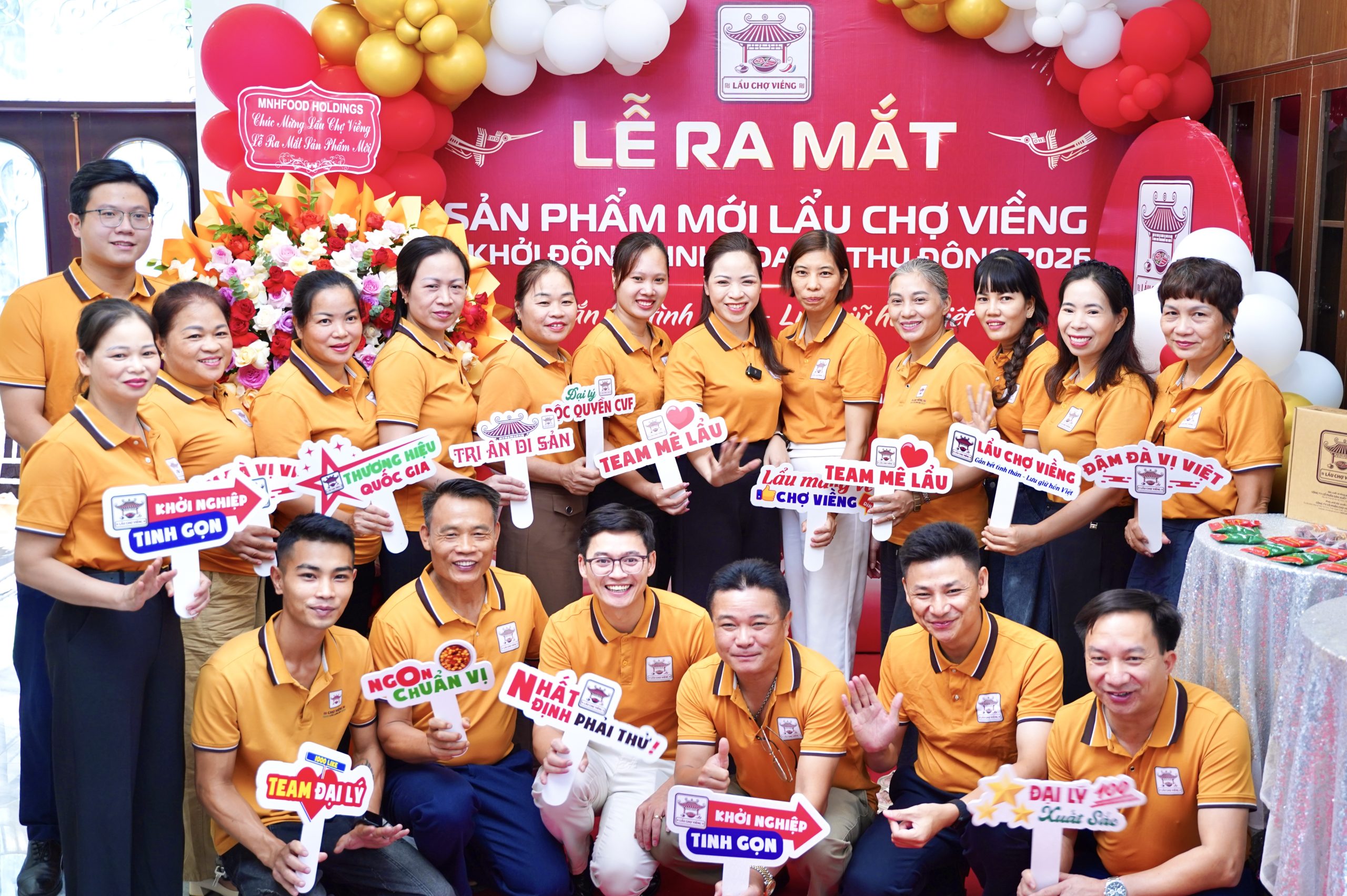 LỄ RA MẮT SẢN PHẨM MỚI LẨU CHỢ VIỀNG & KHỞI ĐỘNG KINH DOANH THU ĐÔNG 2026